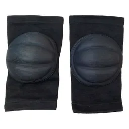 Set X2 Rodilleras Voleibol Voley Acolchada Protección Negro