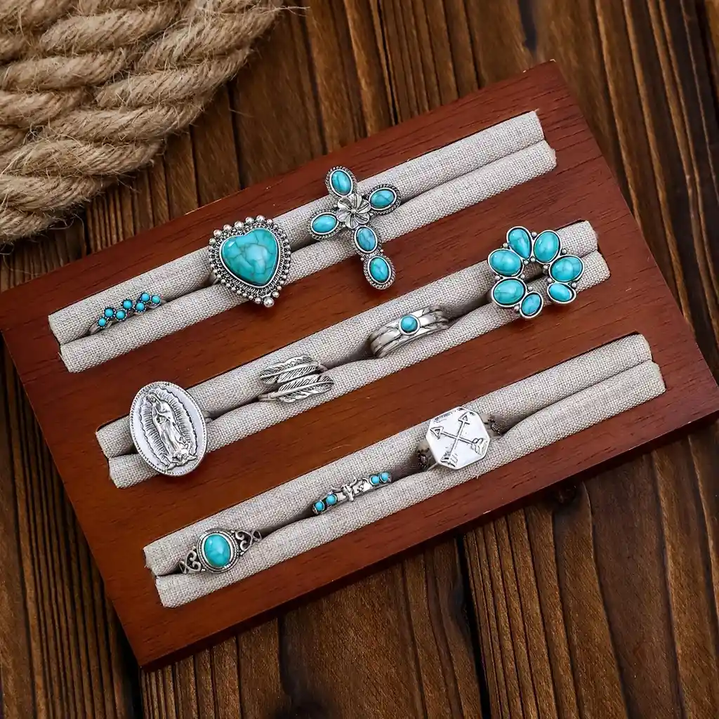 10 Piezas De Anillos