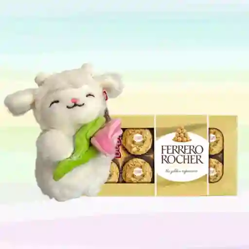 Peluche Llavero Ovejita Y Ferrero Rocher