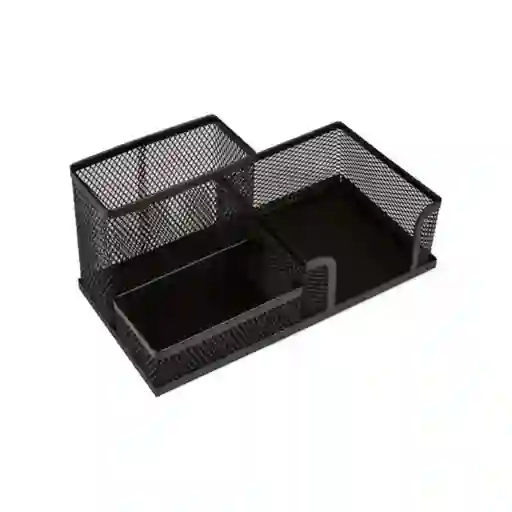 Organizador De Oficina Para Bolígrafos Color Negro Zz03