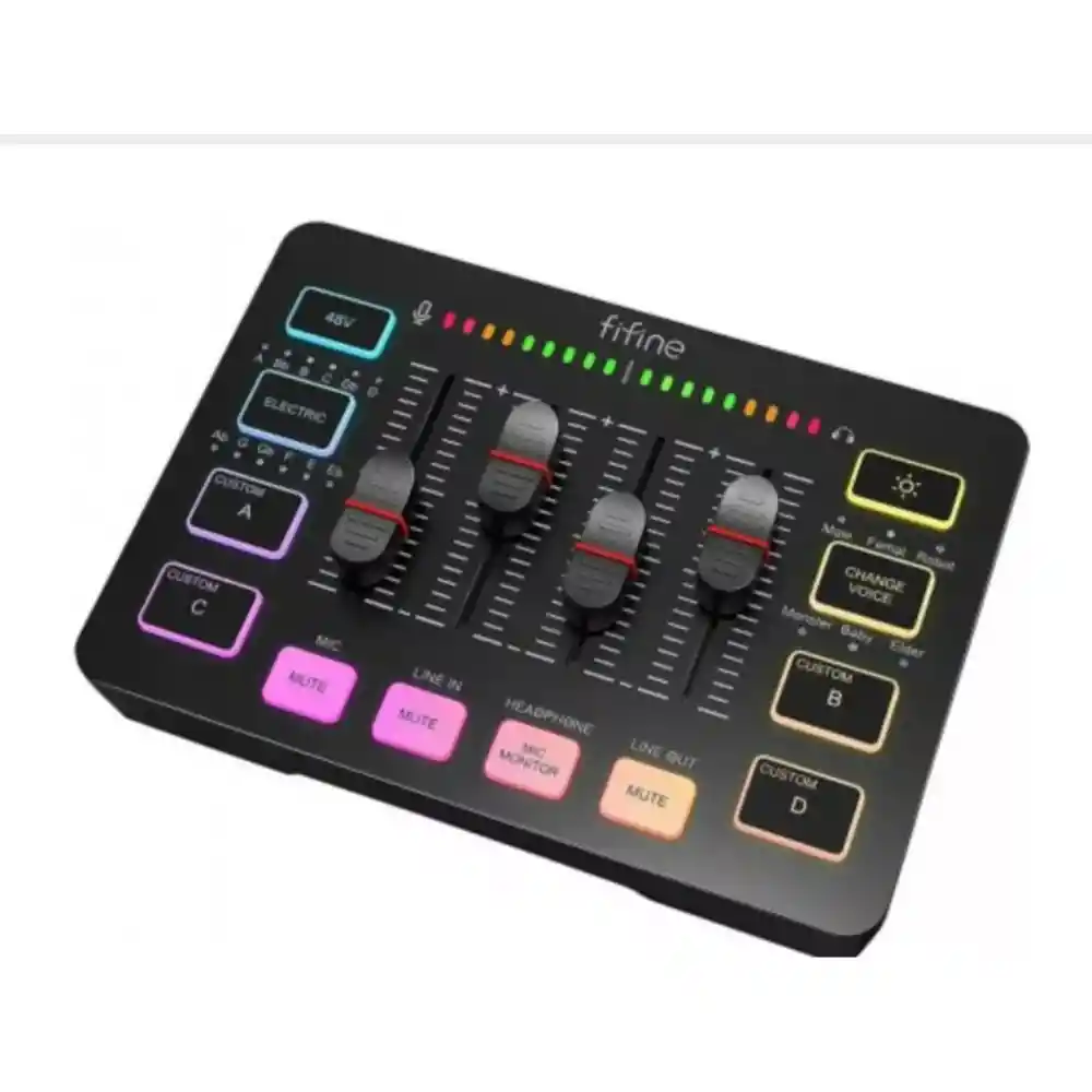 Mixer Mezcladora Audio Fifine Sc3