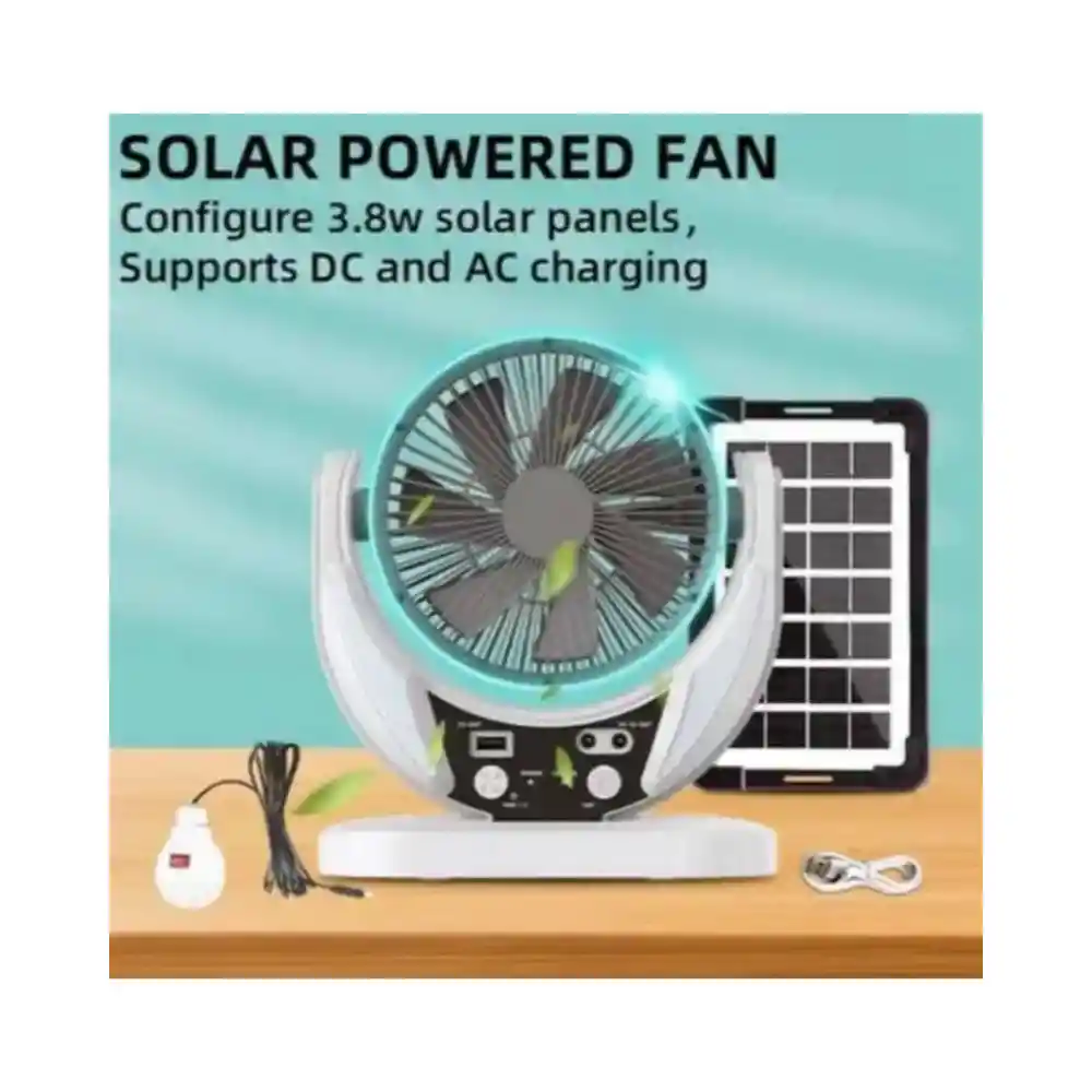 Ventilador Recargable 4 En 1 D02 Modelo 607