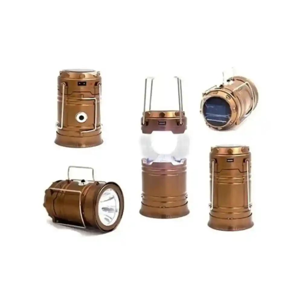 Linterna Solar Recargable Para Camping Ak03