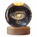 Lámpara En Bola De Cristal 3d Galaxia L02