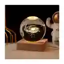 Lámpara En Bola De Cristal 3d Galaxia L02