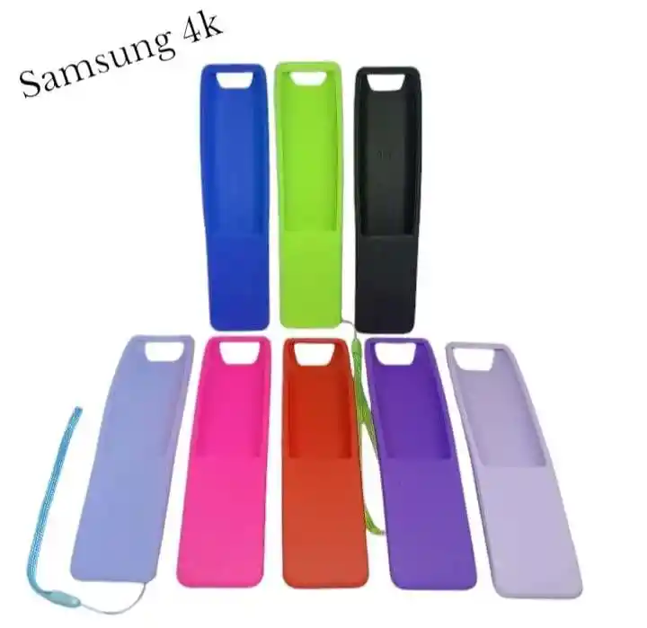 Estuche De Silicona Para Control Remoto Samsung 4k Curvo Colores Variados (x1 Unidad)