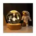 Lámpara En Bola De Cristal 3d Astronauta L04