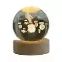 Lámpara En Bola De Cristal 3d Astronauta L04