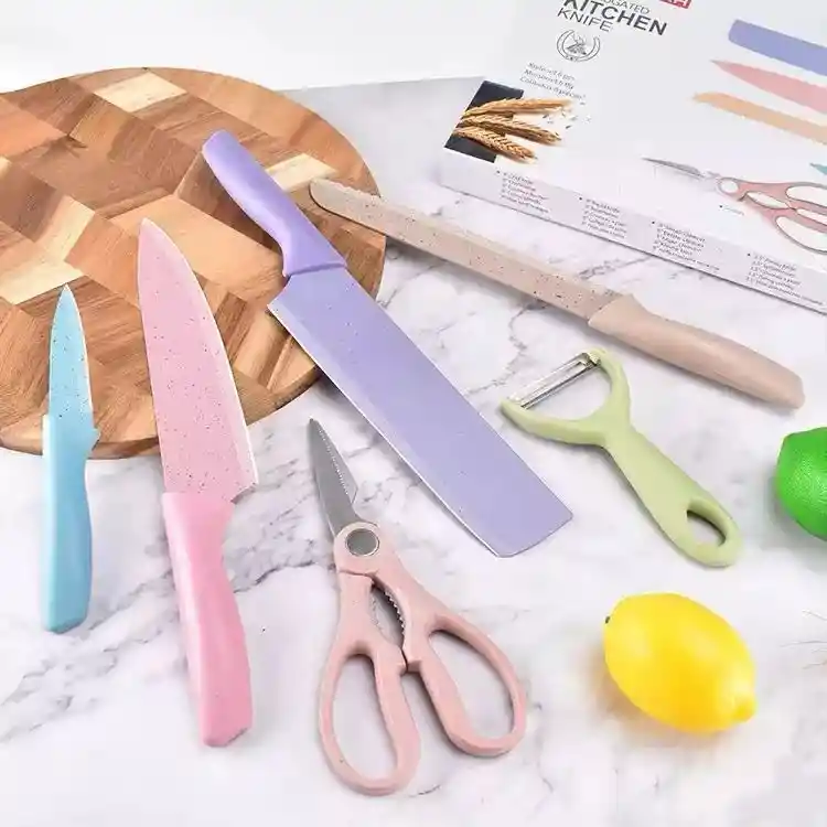 Set De Cuchillos De Colores