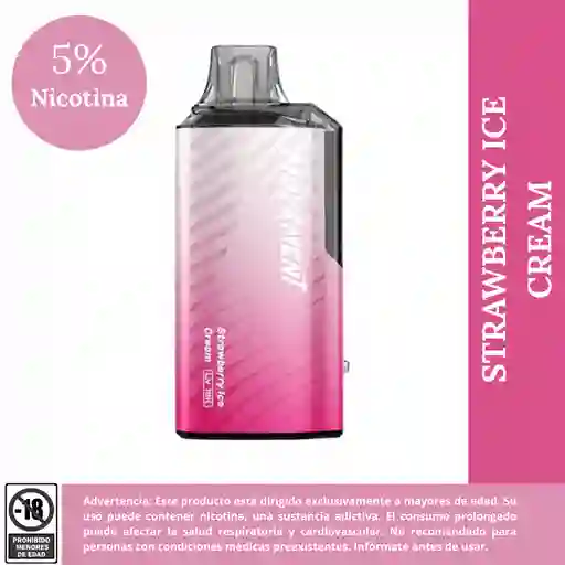 Vape 18.000 Bocanadas Strawberry Ice Cream