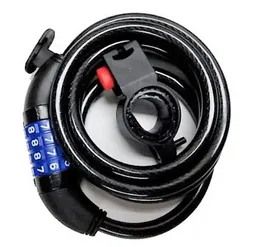 Candado Cable Espiral De Clave 10x150