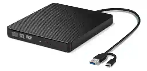Unidad Quemadora Externa De Cd,dvd-rw,portable Tipoc+usb 3.0