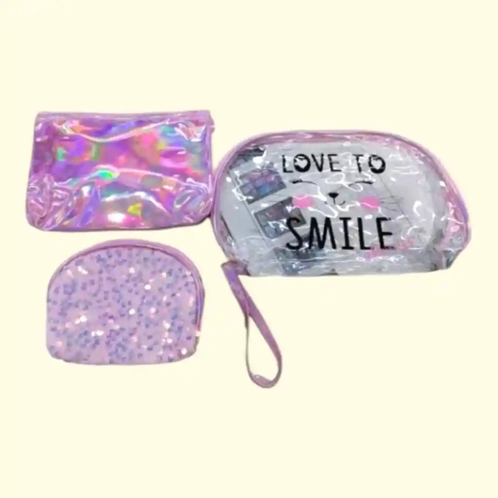 Cosmetiquera De Gatico 3 En 1