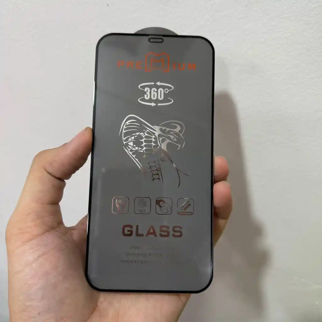Vidrio Templado Iphone 12 Pro Max / Cobra 360° / Premium / Seguridad