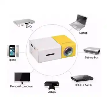 Proyector Mini Genérica Yg300 600lm Amarillo/blanco