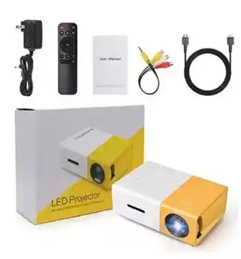 Proyector Mini Genérica Yg300 600lm Amarillo/blanco