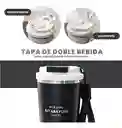 Termo Vaso Acero Inoxidable 532 Ml Frío Calor Coffee Negro