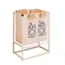 Cesta Para Ropa Sucia Organizadora De Cuarto Lavado