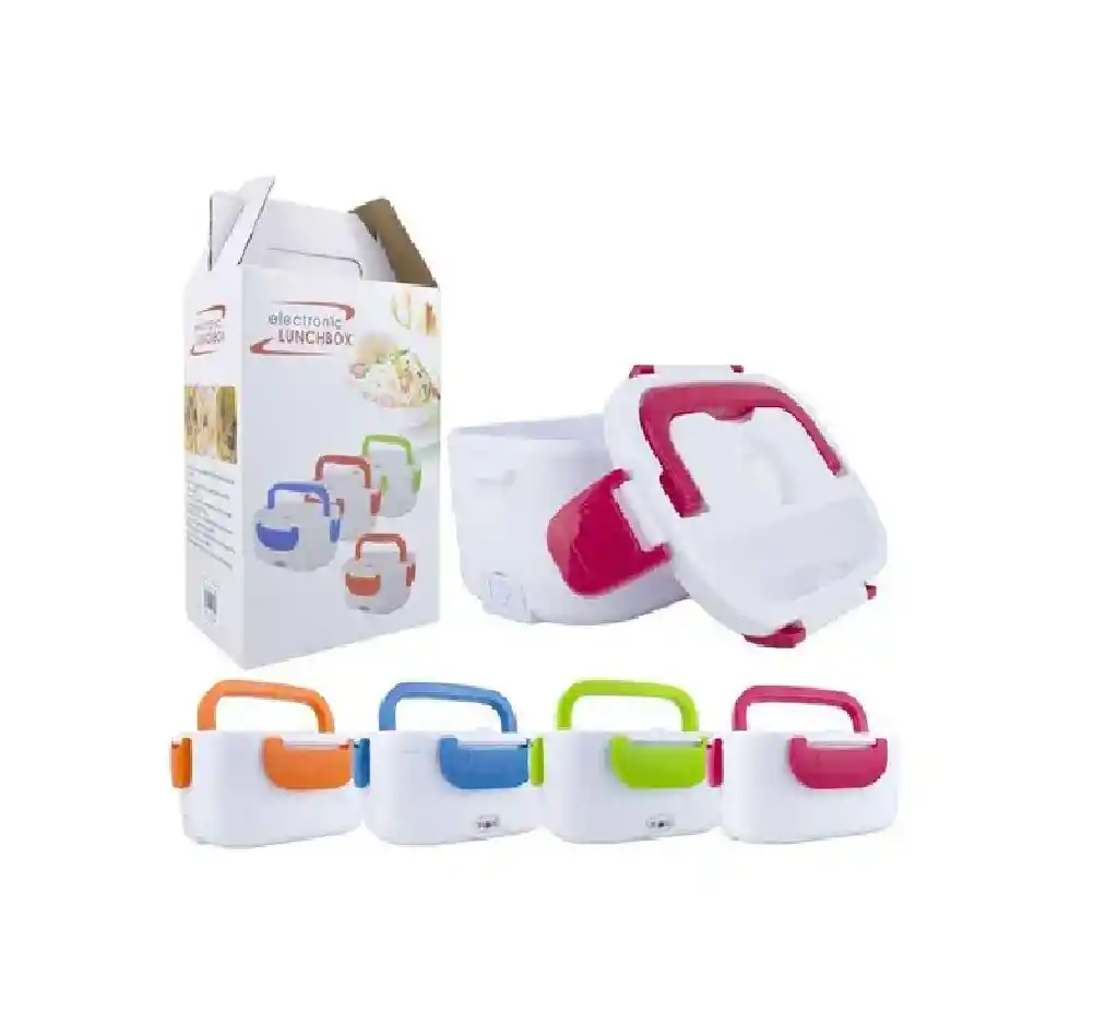 Lonchera Eléctrica Lunch Box Cubierto Portátil Porta Comidas
