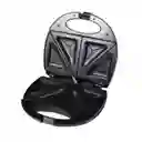 Sandwichera Electrica Doble Cara 2 Puestos Sandwich Color Negro 110v