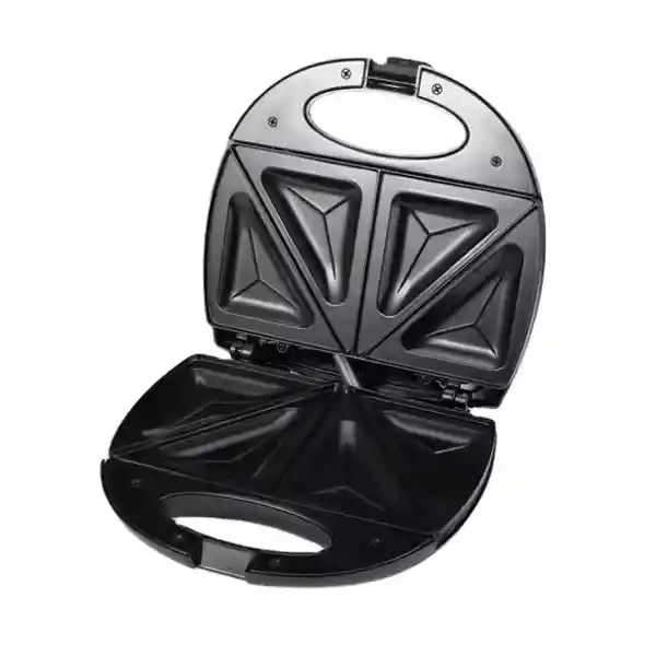 Sandwichera Electrica Doble Cara 2 Puestos Sandwich Color Negro 110v