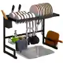 Escurridor De Platos Plegable Metálico Resistente 85 Cm