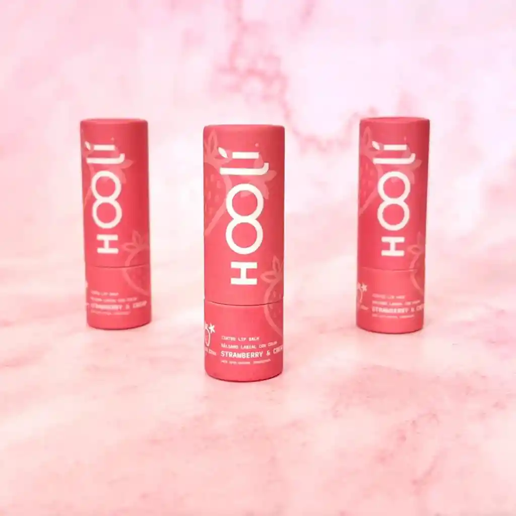 Bálsamo Labial Con Color Fresa Hooli