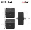 Micrófono De Solapa Profesional Inalámbrico Audio Claro Reducción De Ruido Compatible Android Y Ios