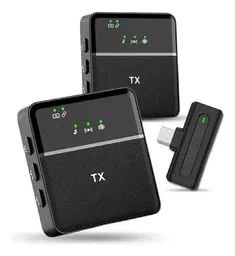 Micrófono De Solapa Profesional Inalámbrico Audio Claro Reducción De Ruido Compatible Android Y Ios