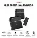 Micrófono De Solapa Profesional Inalámbrico Audio Claro Reducción De Ruido Compatible Android Y Ios