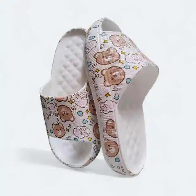 Chanclas Para Dama Talla 37 Blanco