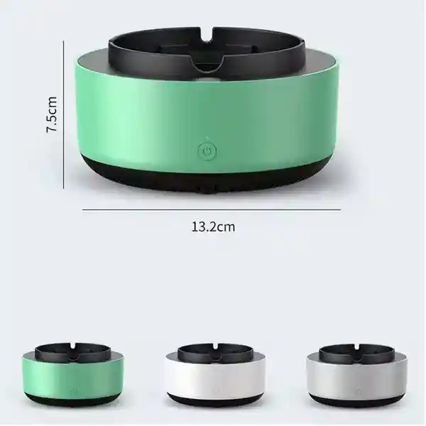 Cenicero Inteligente Con Purificador De Aire Para Interiores