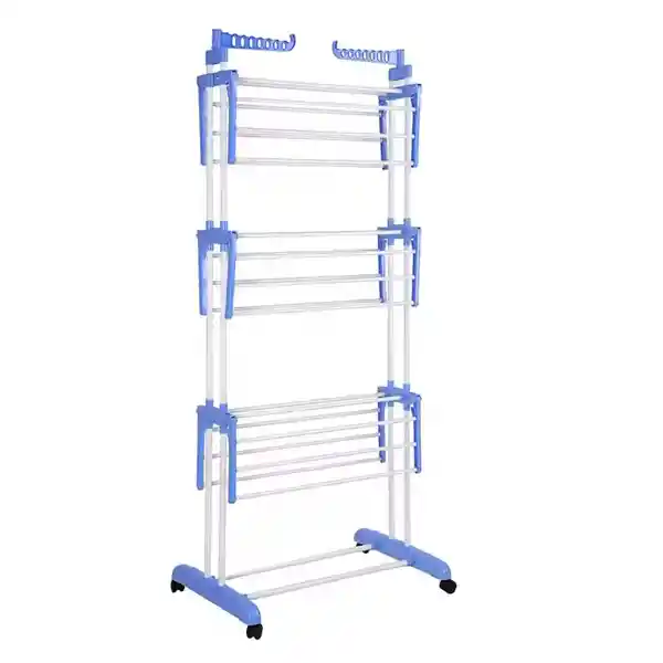 Tendedero De Ropa 3 Niveles Plegable Colgador