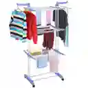 Tendedero De Ropa 3 Niveles Plegable Colgador
