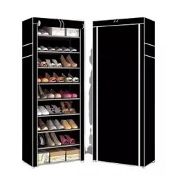 Zapatero Organizador Closet 9 Niveles Color Negro