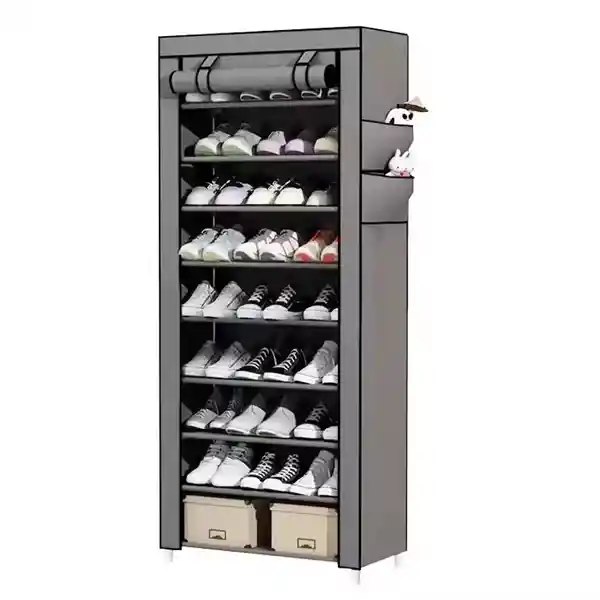 Zapatero Organizador Closet Zapatos 9 Niveles Color Gris