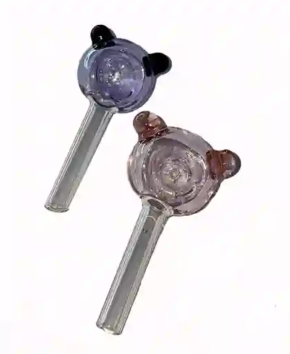 Pipa Vidrio Rosada Osito
