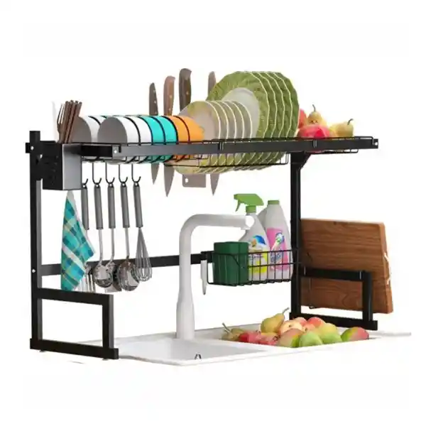 Escurridor De Platos Metálico 65 Cm Resistente