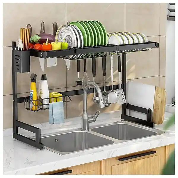 Escurridor De Platos Metálico 65 Cm Resistente