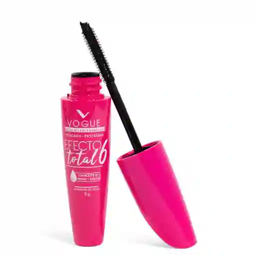 Pestañina Vogue Efecto Total 6 Aprueba De Agua 9g