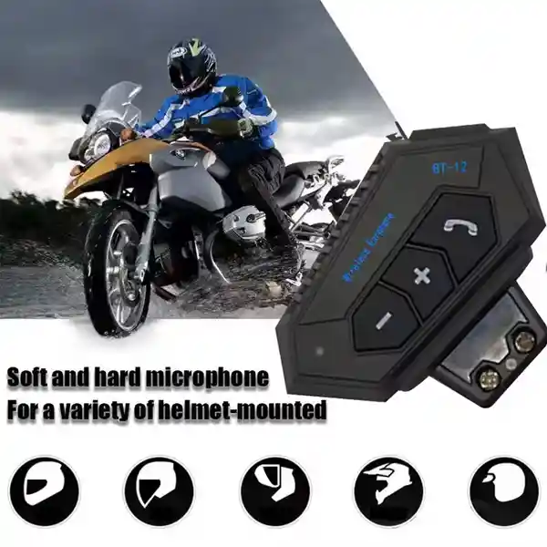 Intercomunicador Moto Bt12 Auriculares Casco Bluetooth