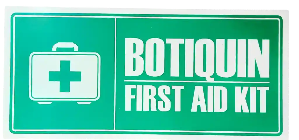 Letrero De Señalizacion Señal Botiquin 30x15