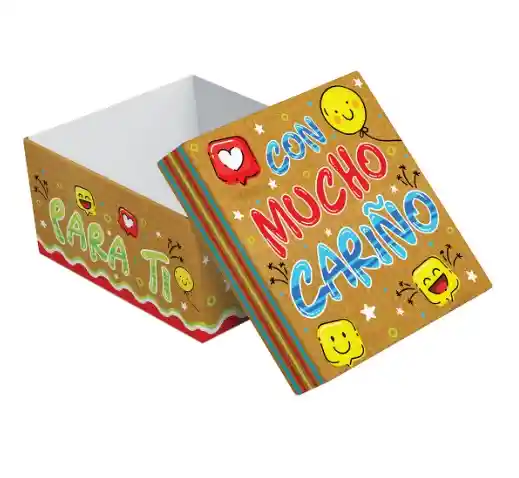 Caja De Regalo Toda Ocasion 21.5 X 18.5 X 10.5 Cm Diseños Surtidos Primavera