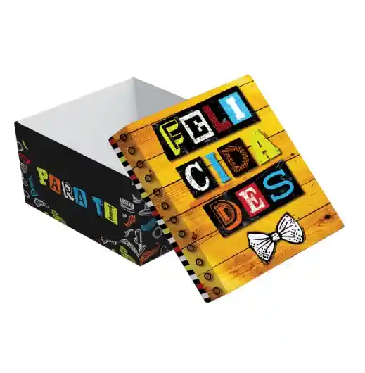 Caja De Regalo Toda Ocasion 21.5 X 18.5 X 10.5 Cm Diseños Surtidos Primavera