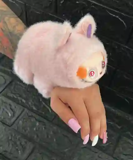 Pulcera Labubu Peluche Con Luches Y Sonido