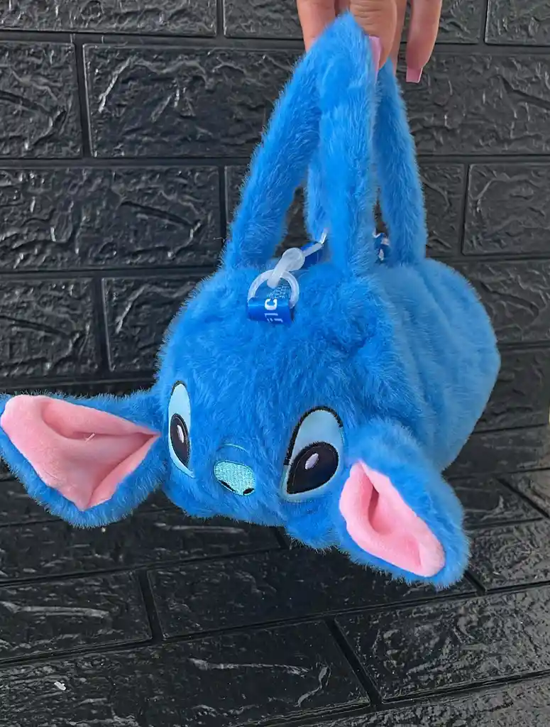 Bolso Stitch Cilindron Con Cuerda Ajustable
