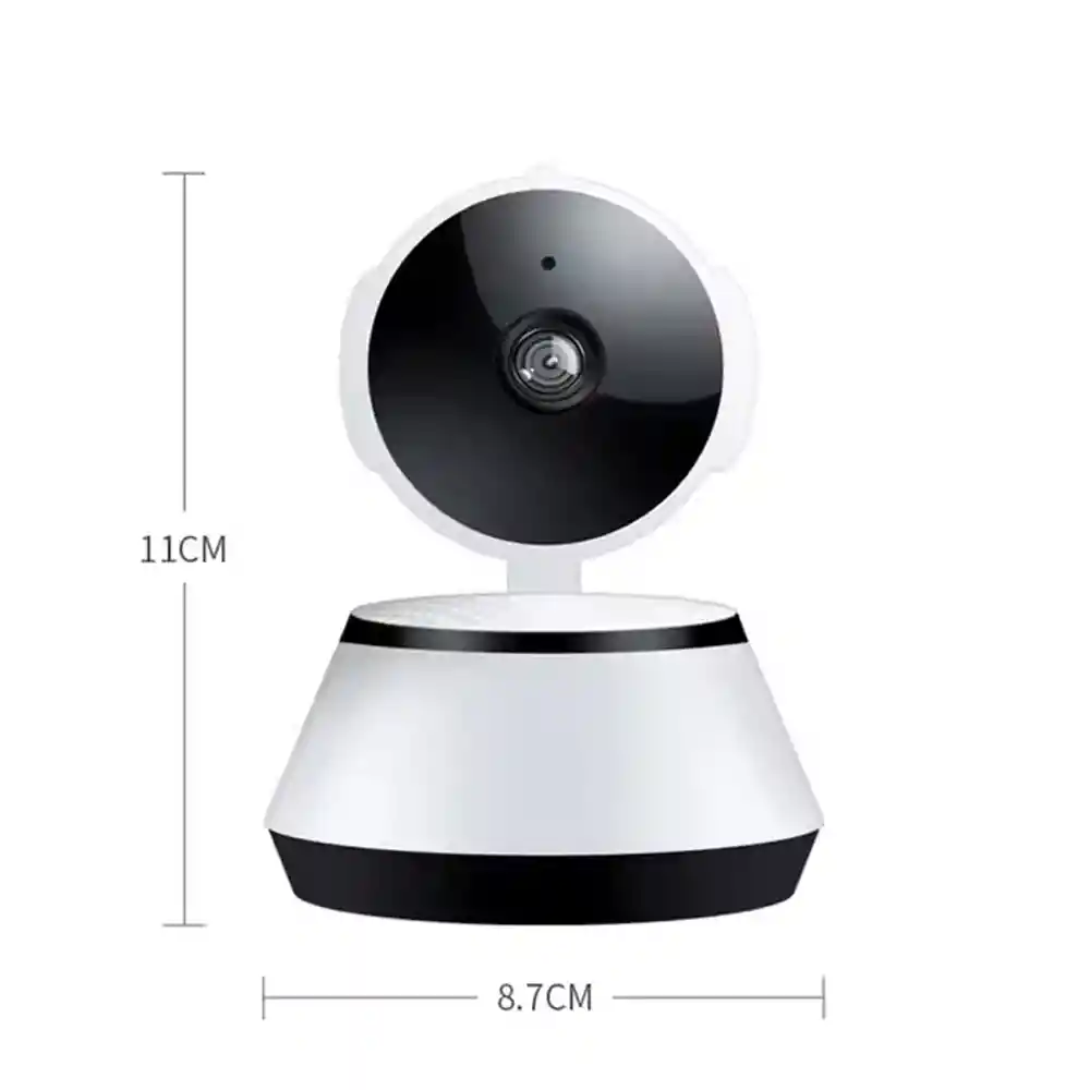 Cámara Ip Wifi Alarma App V380 Robótica 360° Interior