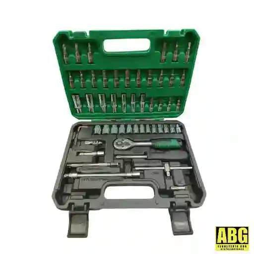 Juego De Copas Y Rachet 53pcs 1/4" Profesional