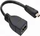 Adaptador Convertidor Micro Hdmi A Hdmi Hembra Cable