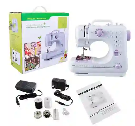 Maquina De Coser Portátil Multifunción De 12 Puntadas